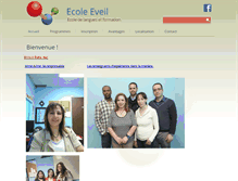 Tablet Screenshot of ecoleeveil.com